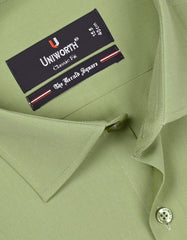 Plain D Olive Classic Fit Shirt FS1333-1RF-15