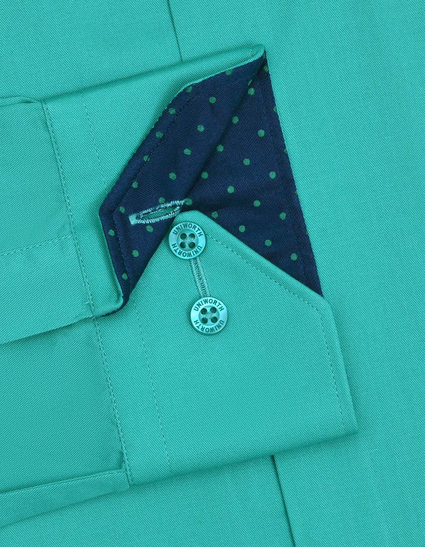 Plain Sea Green Classic Fit Shirt FS1334-2RF-16