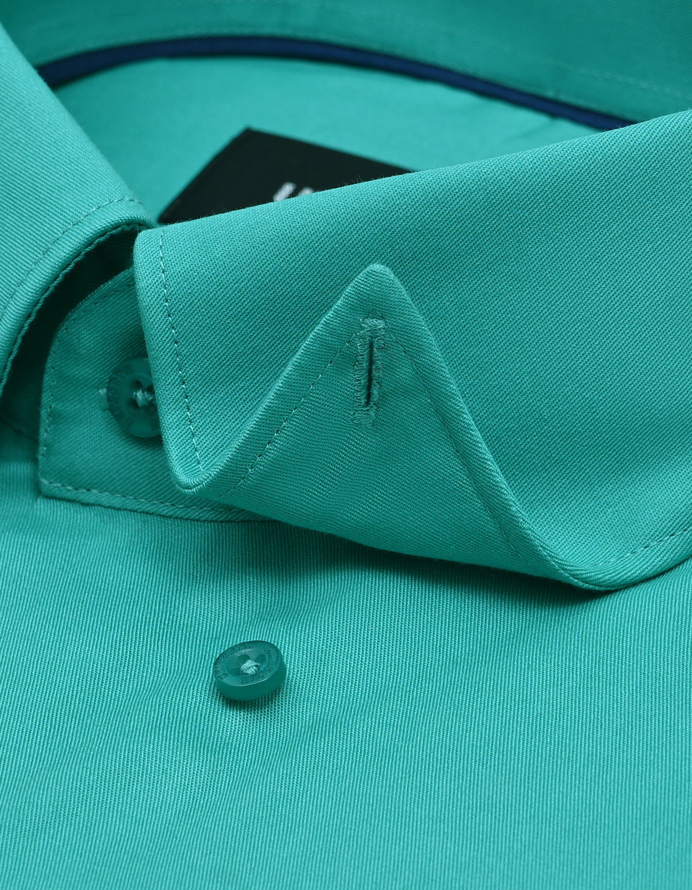 Plain Sea Green Classic Fit Shirt FS1334-2RF-15.5