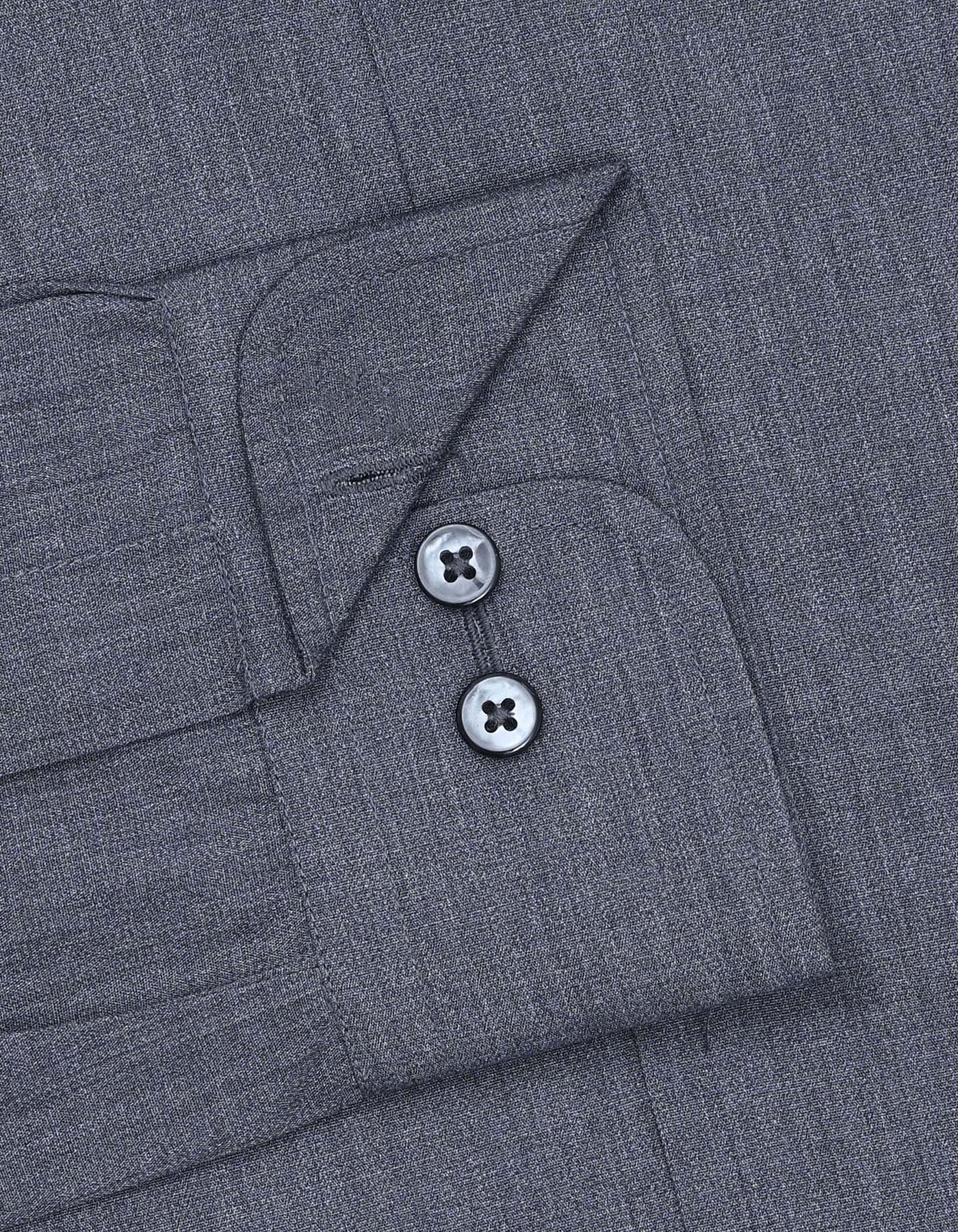Plain Charcoal Tailored Smart Fit Shirt FS1399-2SF-15.5