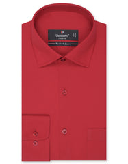 Plain Red Classic Fit Shirt FS1563-1RF-14.5