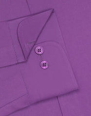Plain Purple Tailored Smart Fit Shirt FS1565-1SF-15.5