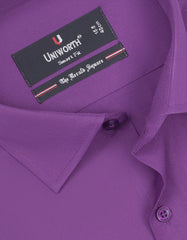 Plain Purple Tailored Smart Fit Shirt FS1565-1SF-15