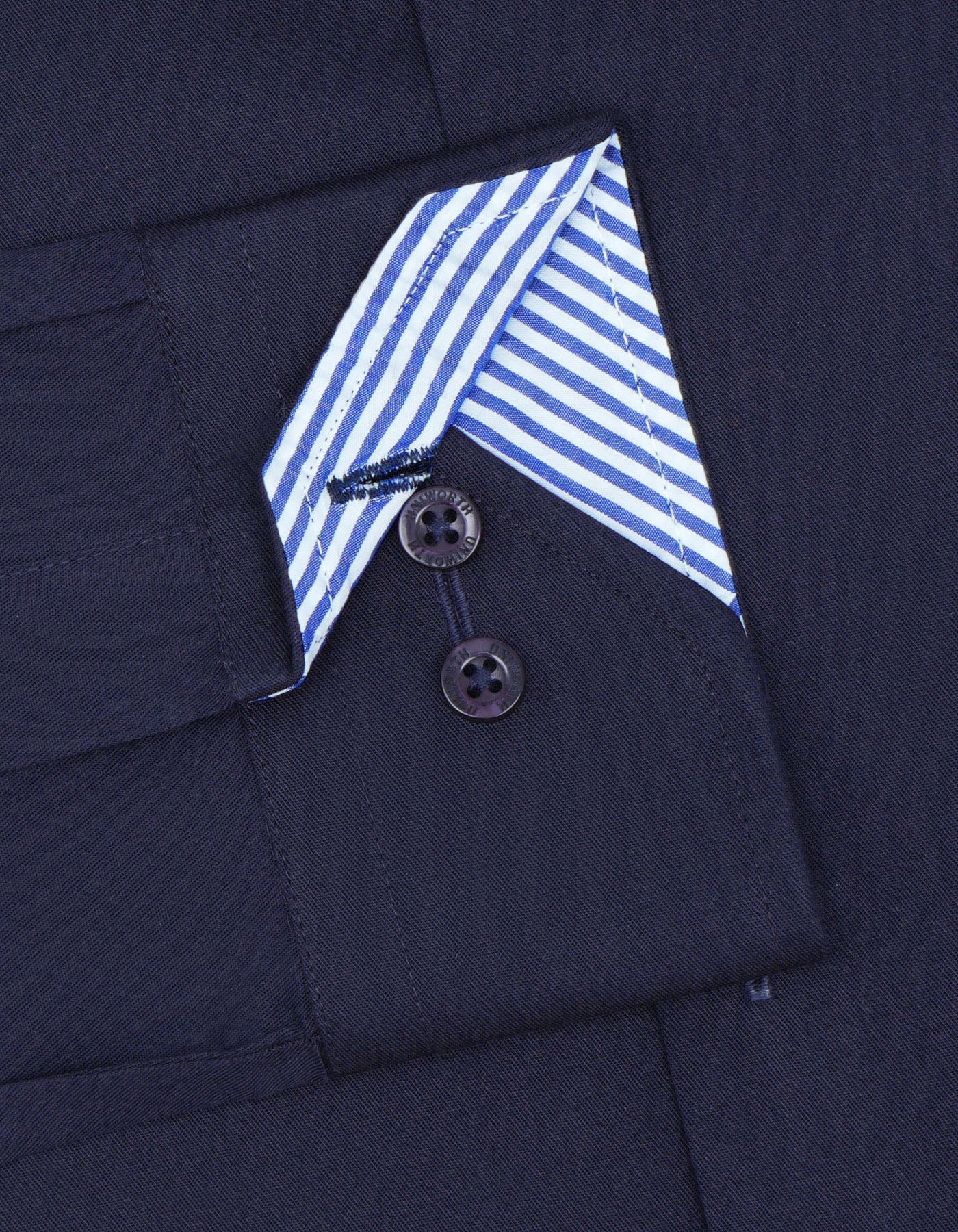 Check Navy Classic Fit Shirt FS1573-1RF-15.5
