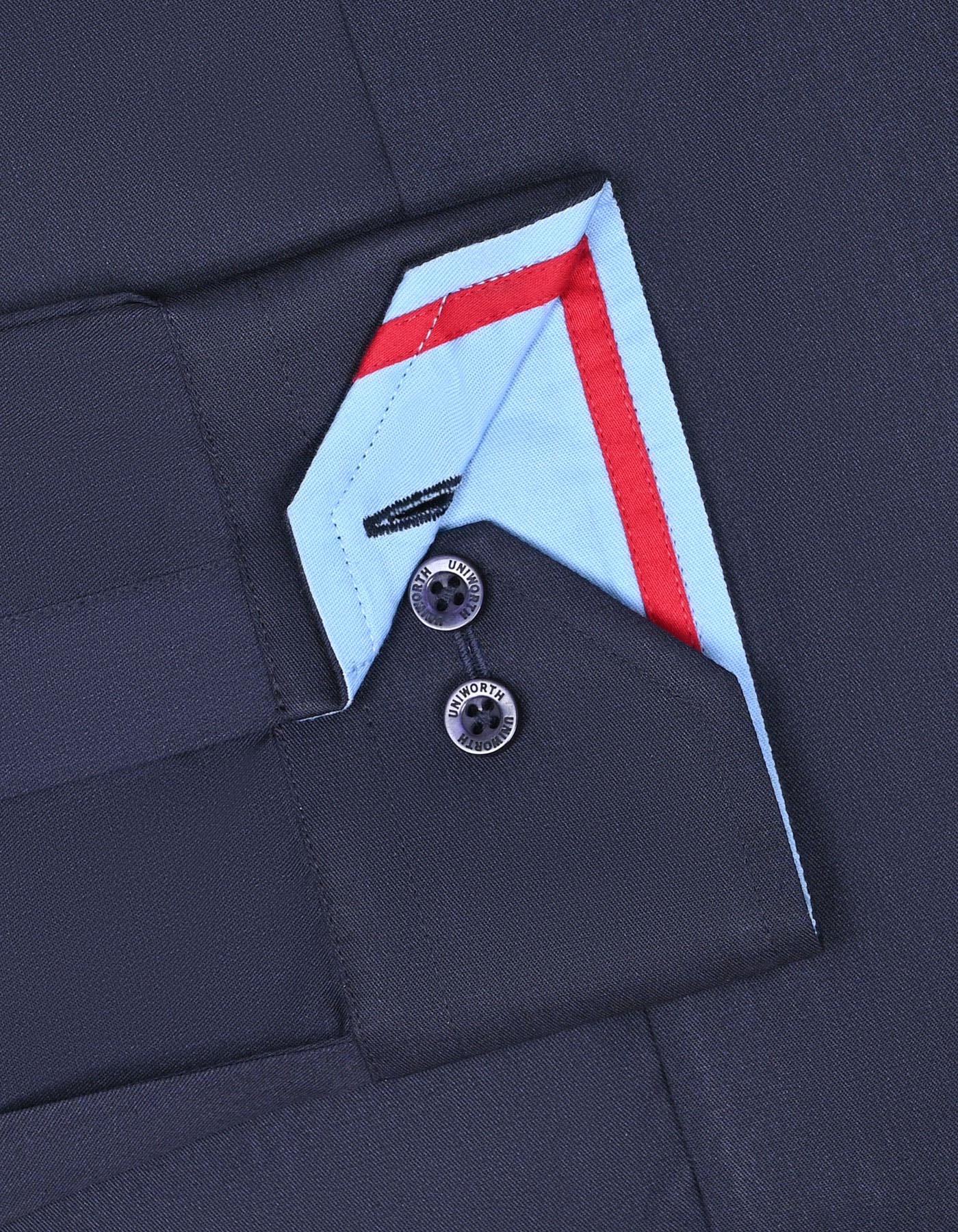 Plain Navy Tailored Smart Fit Shirt FS1573SF-15.5