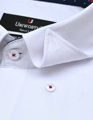 Plain White Tailored Smart Fit Shirt FS1596-1SF-15.5