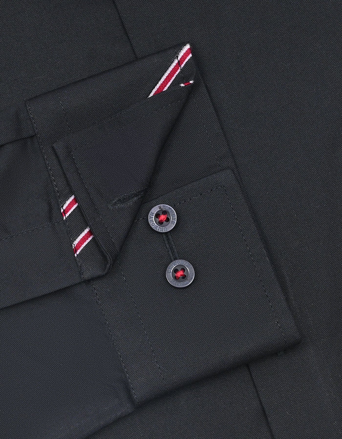Plain Black Tailored Smart Fit Shirt FS1600-2SF-15.5