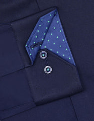 Plain Navy Tailored Smart Fit Shirt FS1601-1SF-16
