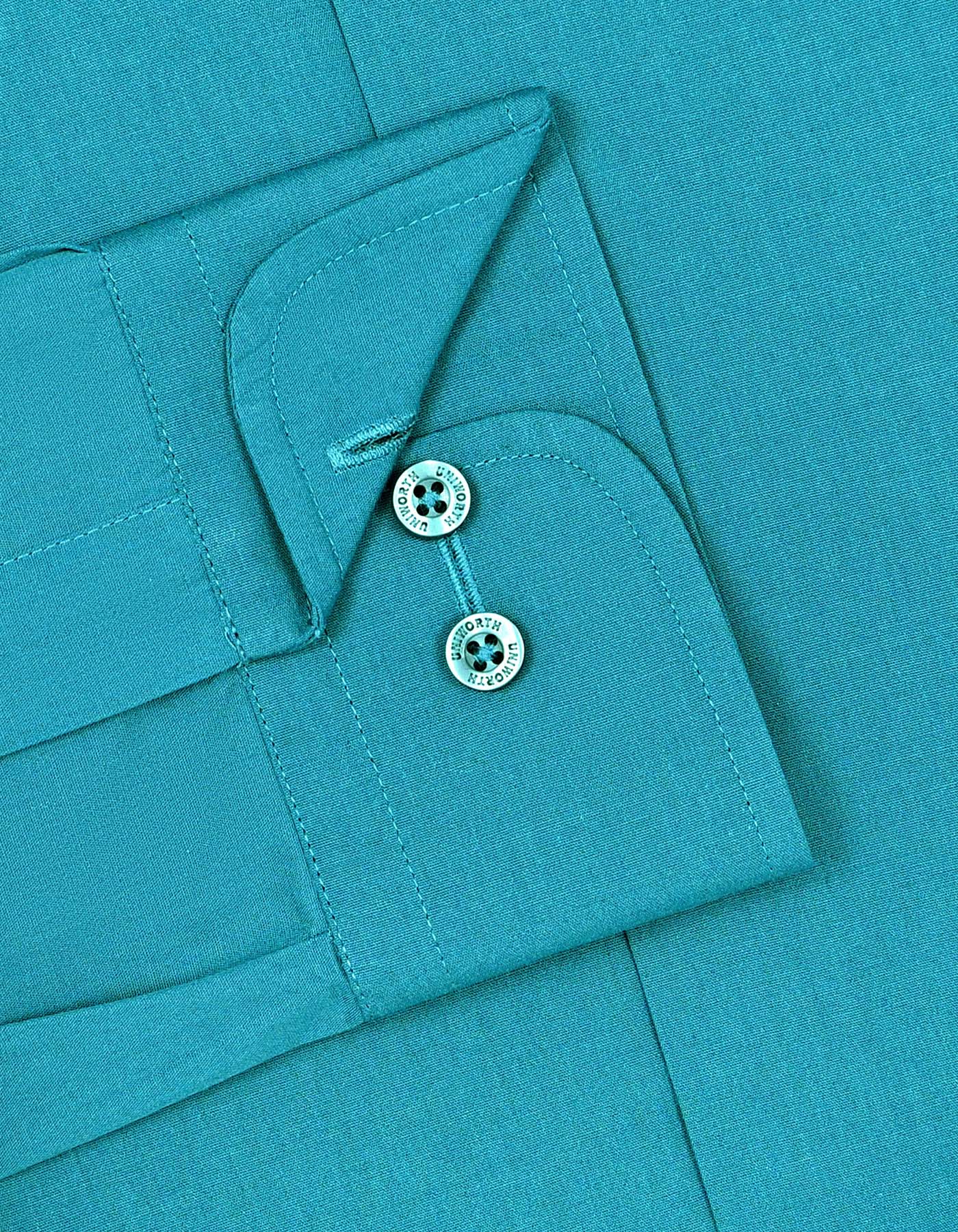 Plain Teal Tailored Smart Fit Shirt FS1609-1SF-15.5