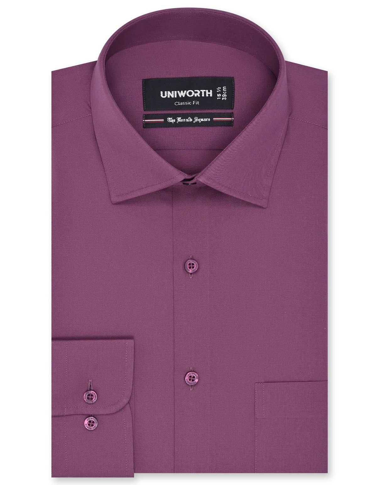 Plain Plum Classic Fit Shirt FS1622RF-14.5