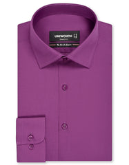 Plain Purple Tailored Smart Fit Shirt FS1635SF-14.5