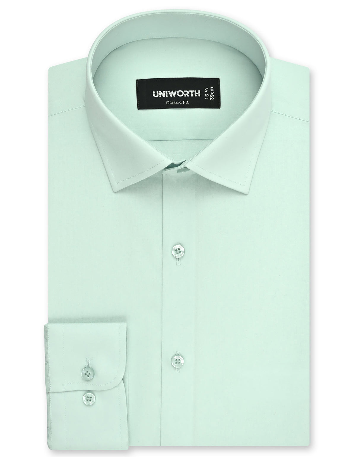 Mint Plain Classic Fit Shirt