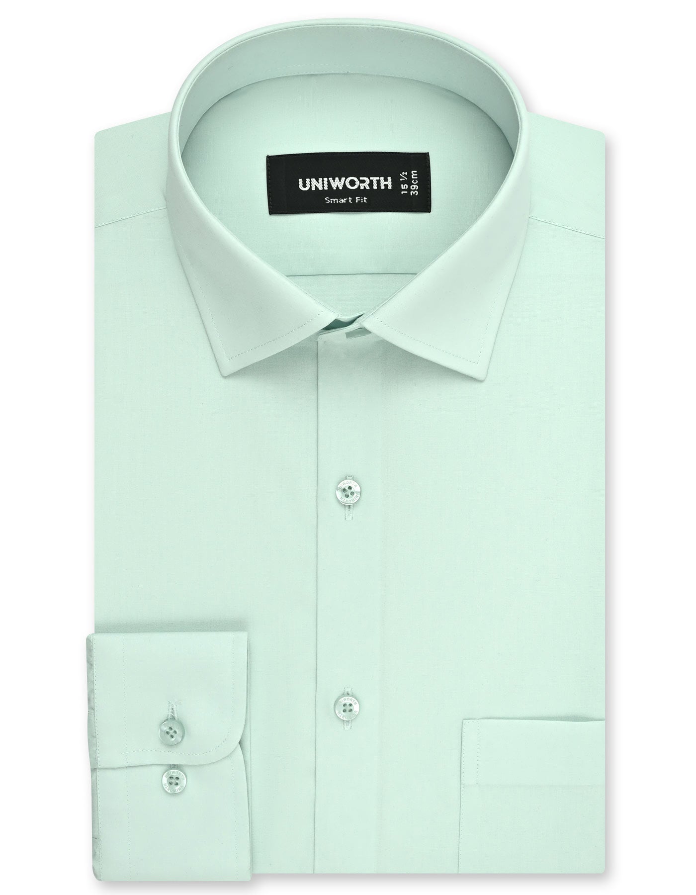 Plain Mint Tailored Smart Fit Shirt FS1639SF-14.5