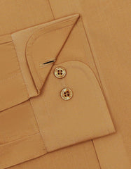 Plain Khaki Classic Fit Shirt FS1647-1RF-15.5