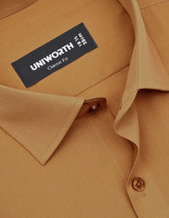 Plain Khaki Classic Fit Shirt FS1647-1RF-15