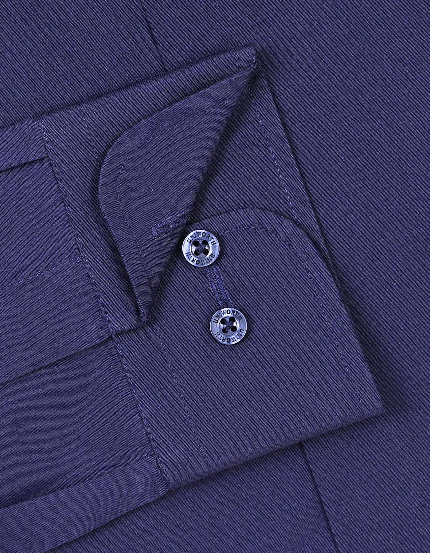 Plain Navy Classic Fit Shirt FS1648-1RF-15.5