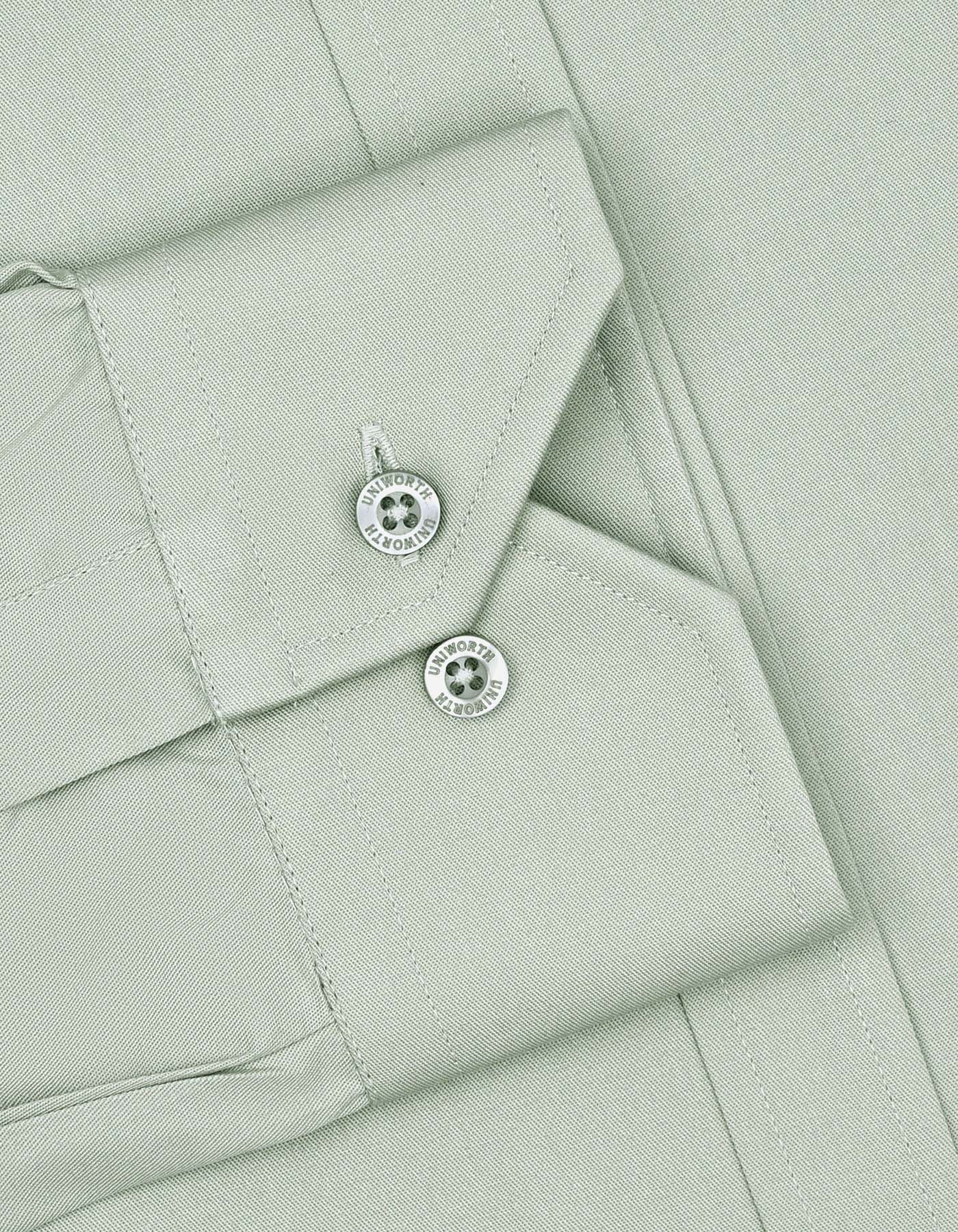 Plain Olive Tailored Smart Fit Shirt FS1650-1SF-15.5