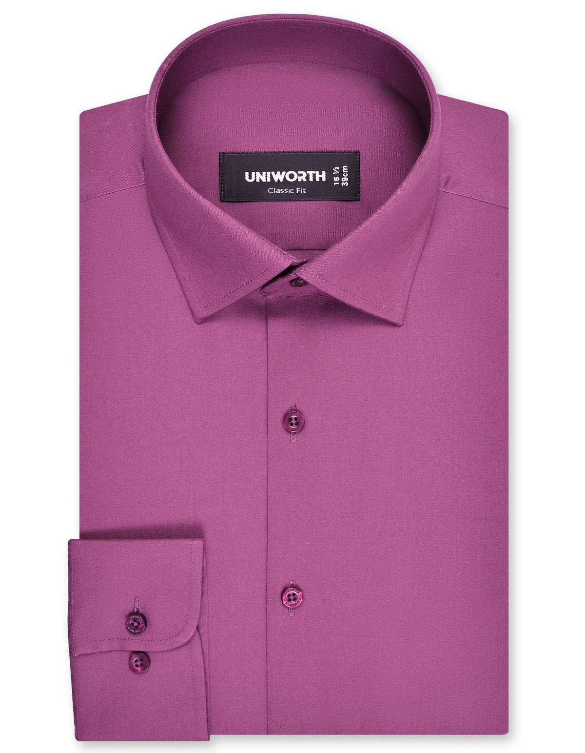 Plum Plain Classic Fit Shirt