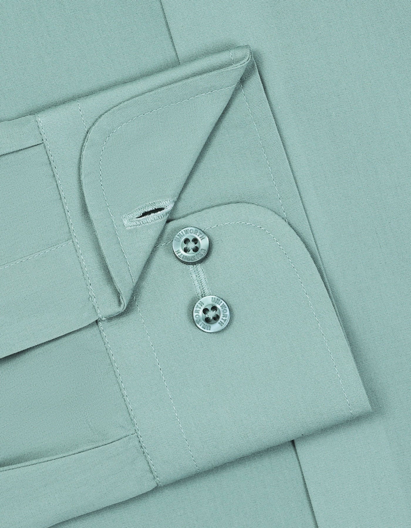 Plain Apple Green Tailored Smart Fit Shirt FS1662SF-15.5