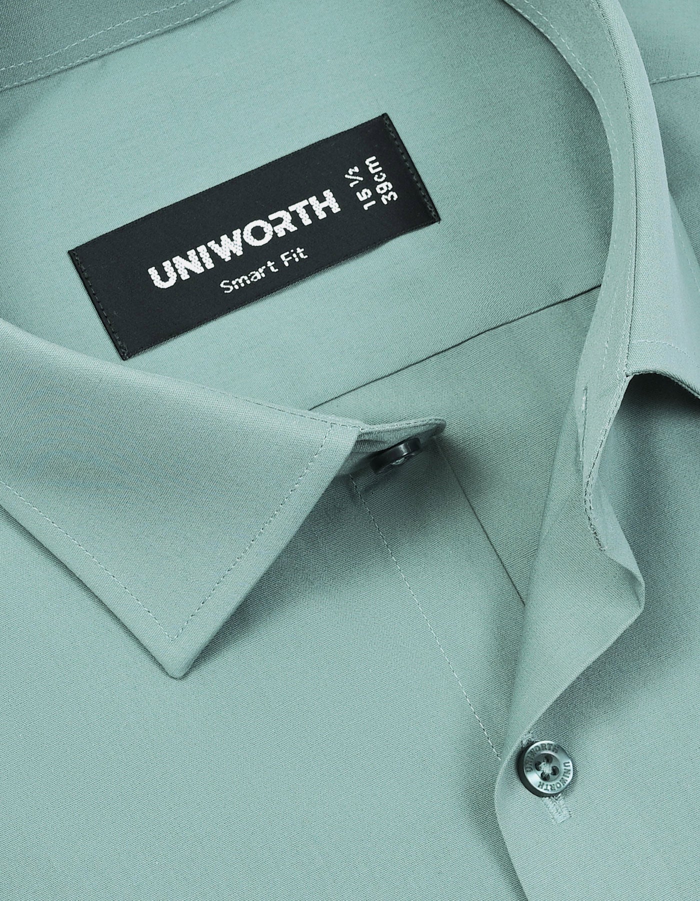 Plain Apple Green Tailored Smart Fit Shirt FS1662SF-15