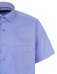 Self Blue Classic Fit Shirt FS20253RH-15.5