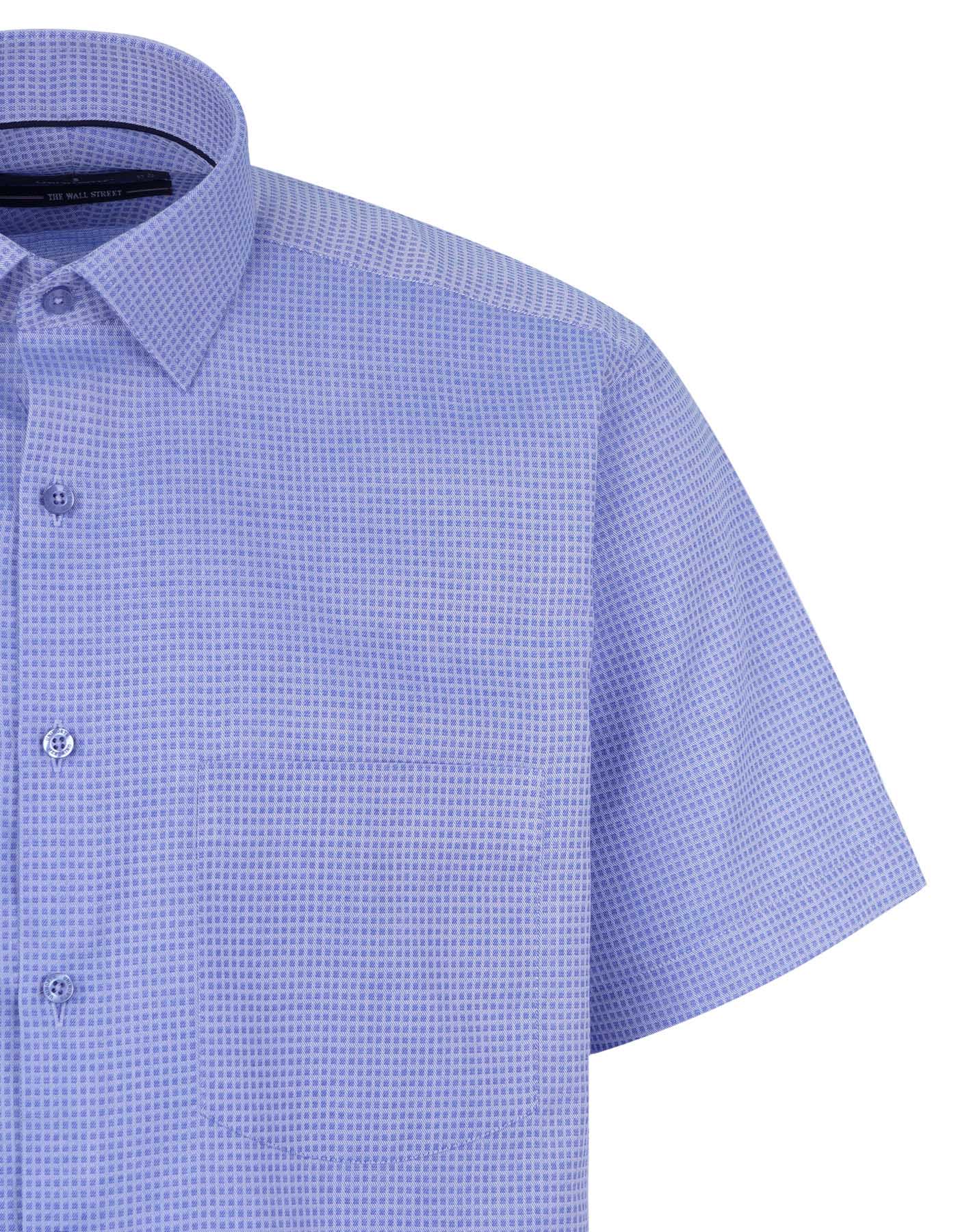 Self Blue Tailored Smart Fit Shirt FS20253SH-16