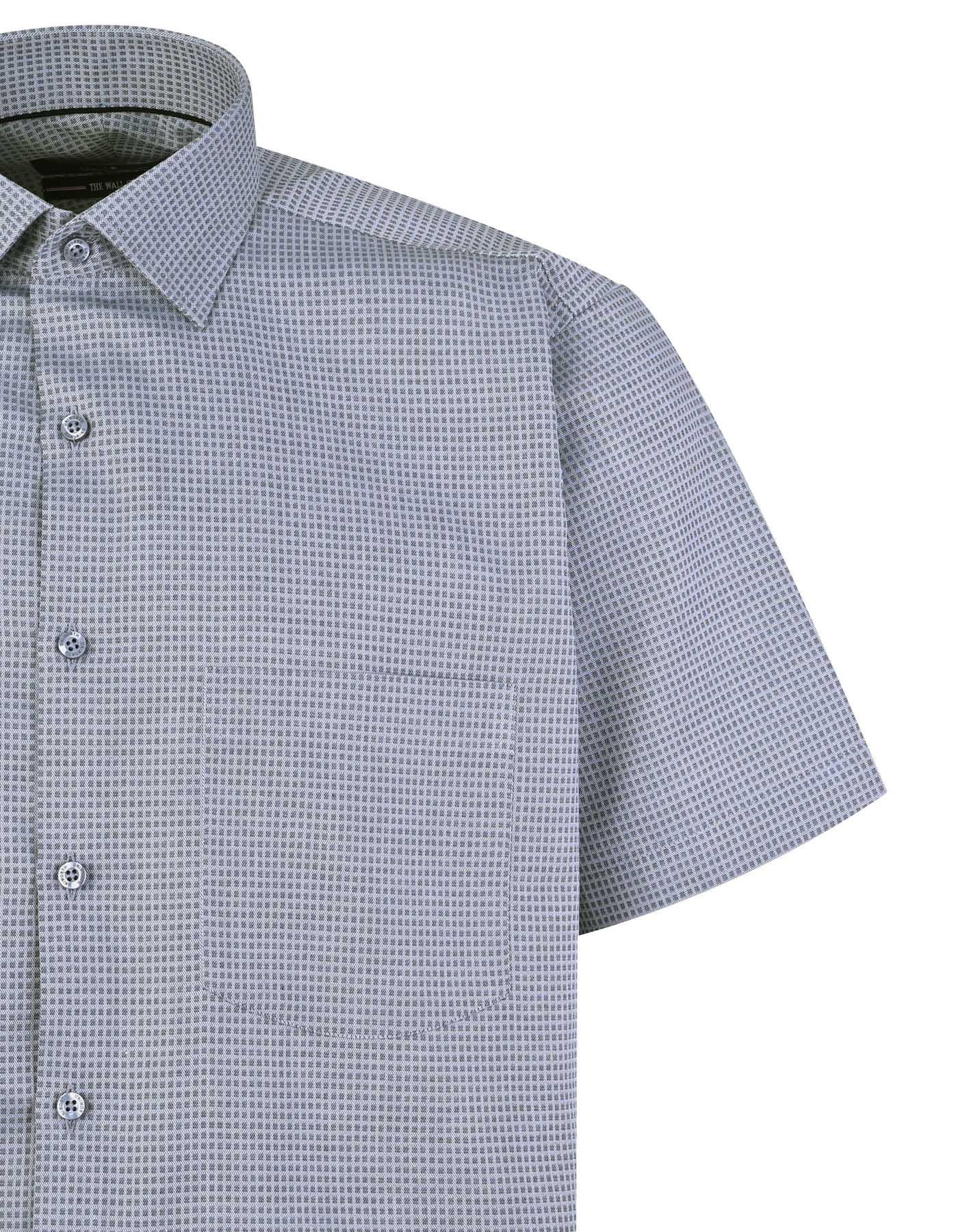 Self Grey Classic Fit Shirt FS20254RH-15.5