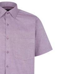 Self Maroon Classic Fit Shirt FS20255RH-15.5