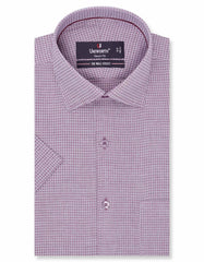 Self Maroon Tailored Smart Fit Shirt FS20255SH-14.5