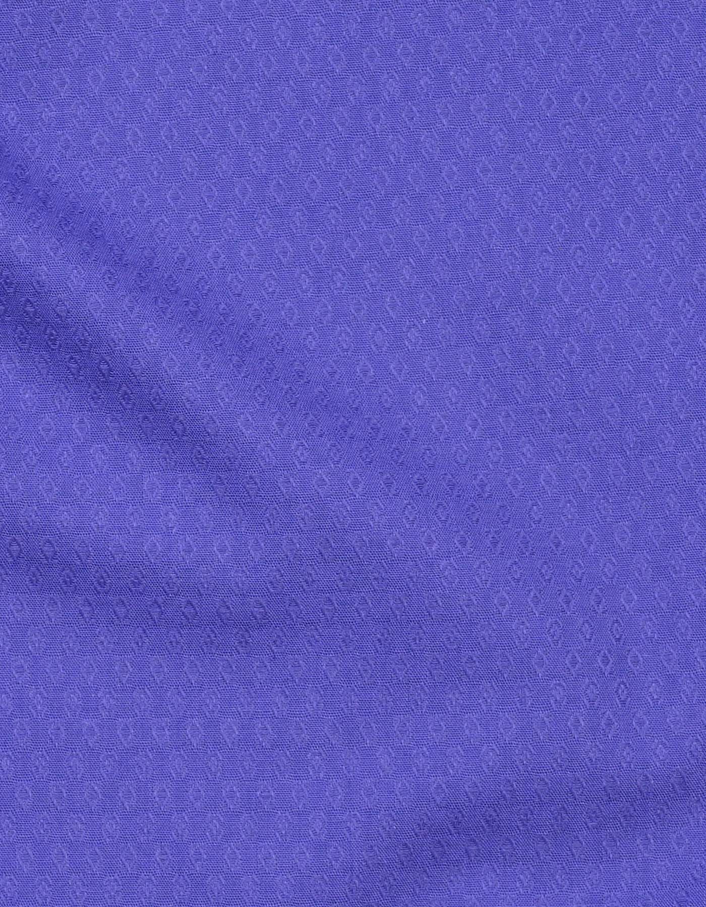 Self Royal Blue Tailored Smart Fit Shirt FS20324SF-16