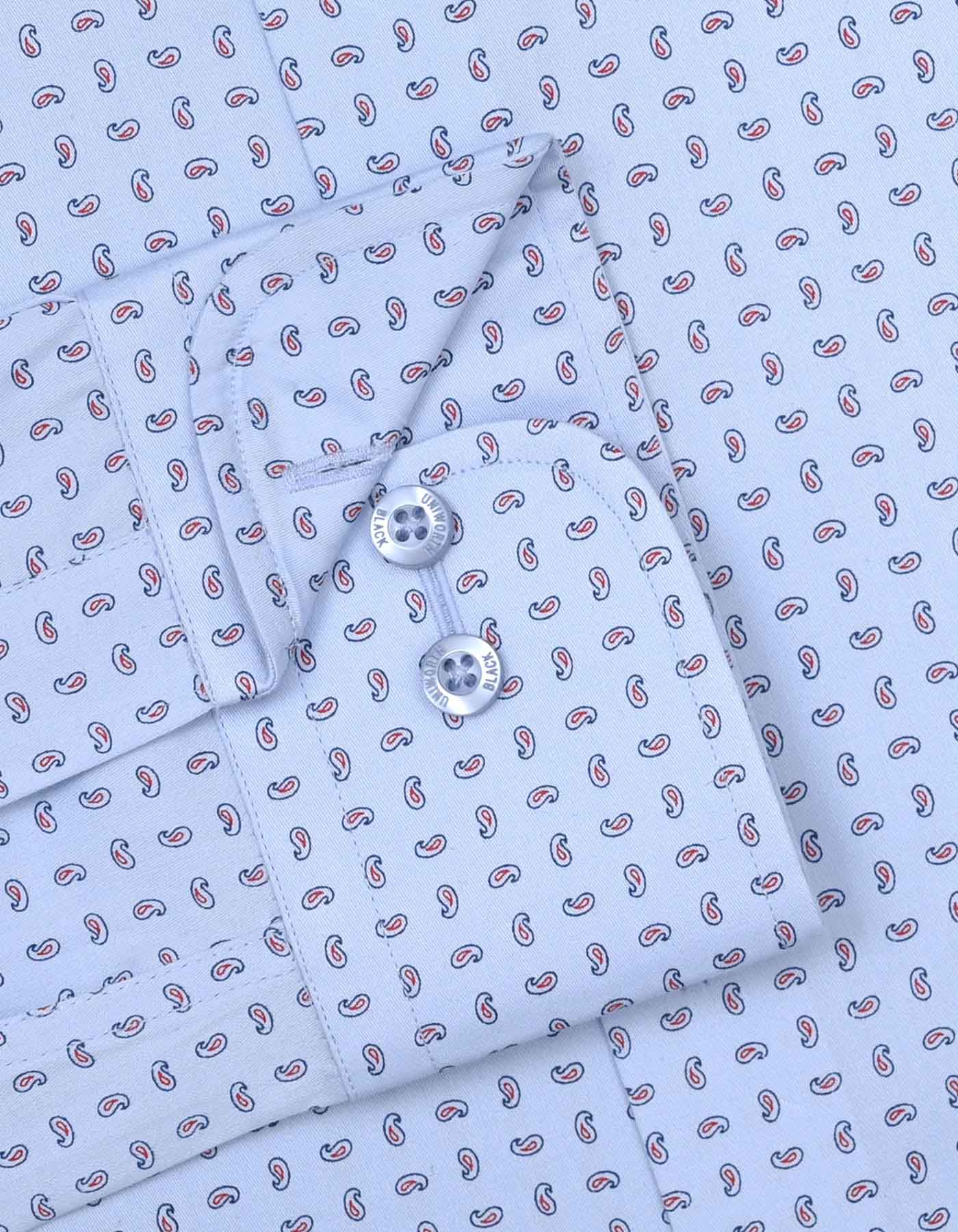 Printed Sky Tailored Smart Fit Shirt FS20340SF-15.5