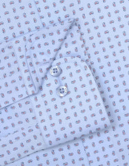 Printed Sky Tailored Smart Fit Shirt FS20340SF-15.5