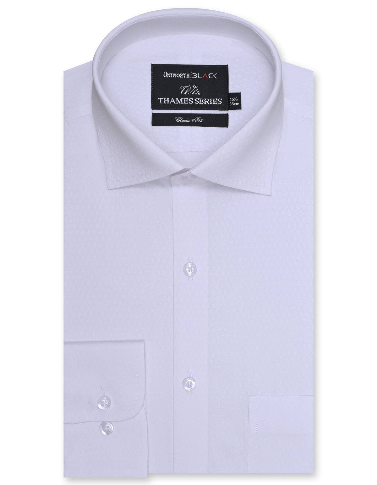 Self White Classic Fit Shirt FS20351RF-14.5