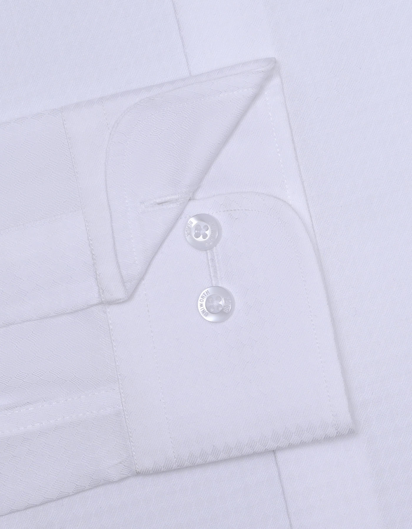Self White Tailored Smart Fit Shirt FS20352-1SF-15.5