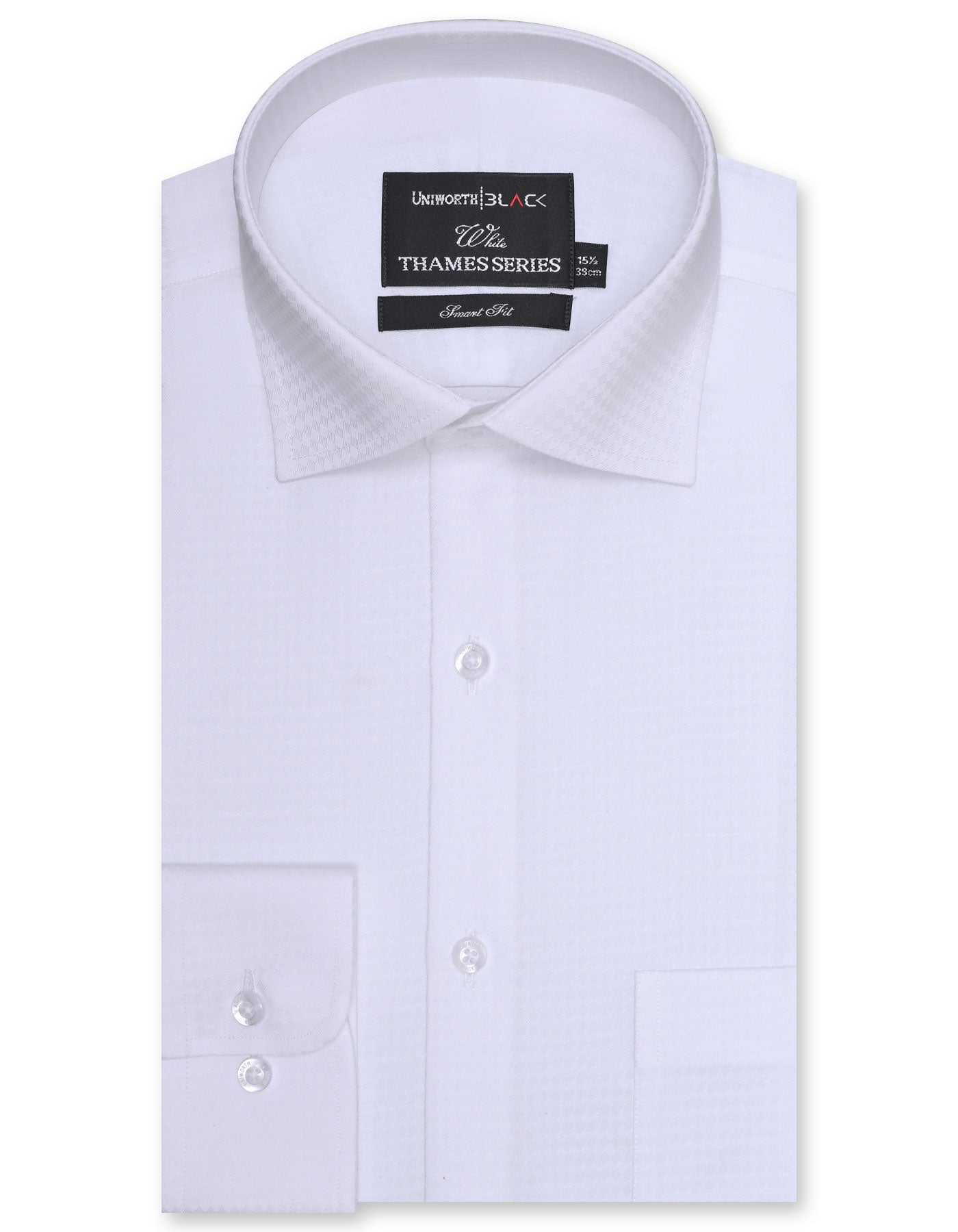 Self White Tailored Smart Fit Shirt FS20352-1SF-14.5