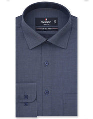 Self Charcoal Tailored Smart Fit Shirt FS20353SF-14.5