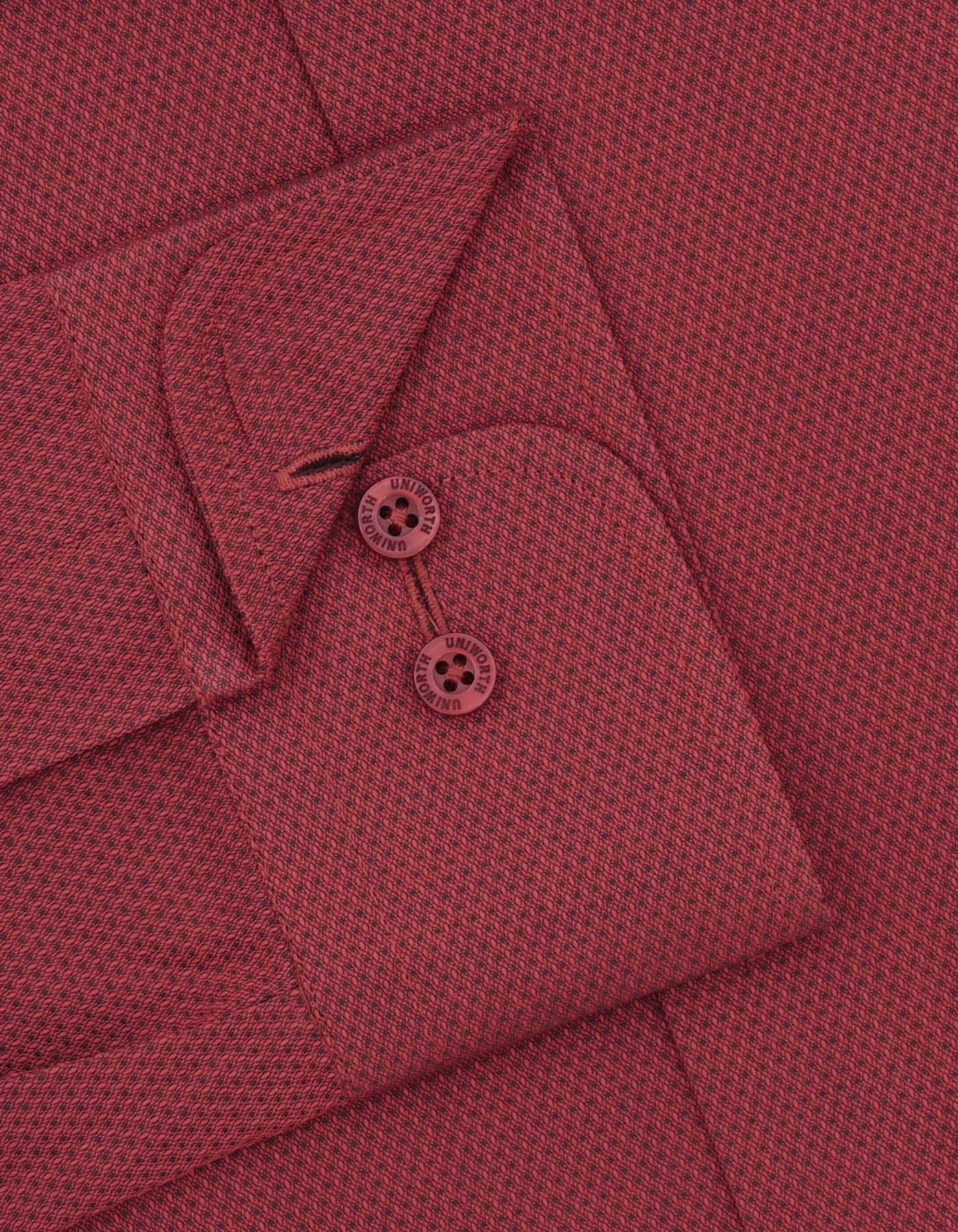 Self Red Classic Fit Shirt FS20357RF-15.5
