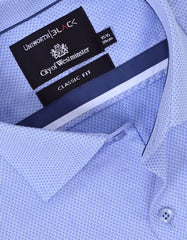 Self Blue Classic Fit Shirt FS20383RF-15