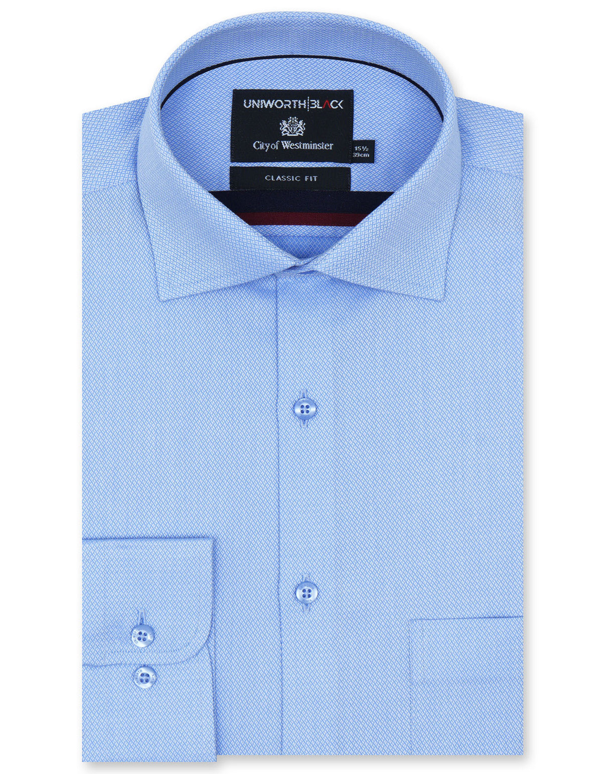 Self Sky Classic Fit Shirt FS20389RF-14.5