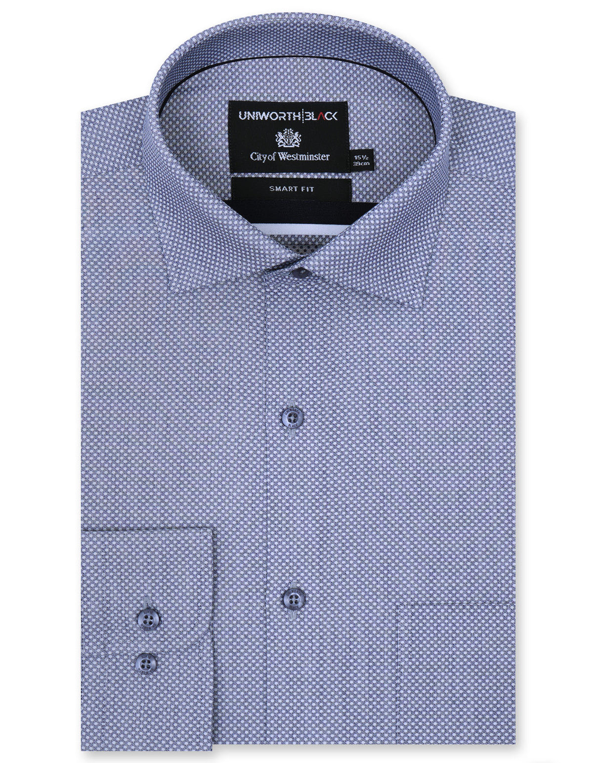 Self Grey Tailored Smart Fit Shirt FS20390SF-14.5