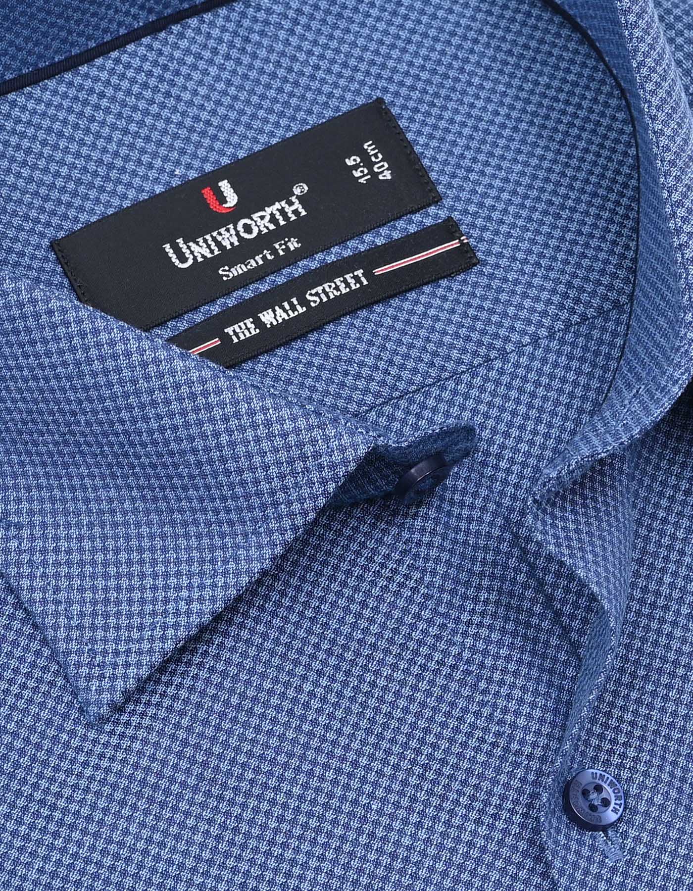Self Navy Tailored Smart Fit Shirt FS20401SF-15