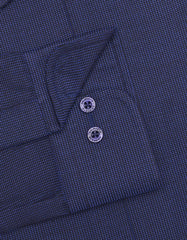 Self Navy Tailored Smart Fit Shirt FS20406SF-15.5