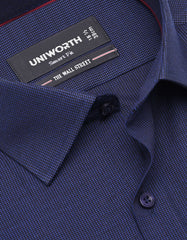 Self Navy Tailored Smart Fit Shirt FS20406SF-15