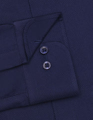 Self Navy Tailored Smart Fit Shirt FS20407SF-15.5