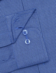 Self Blue Tailored Smart Fit Shirt FS20408SF-15.5
