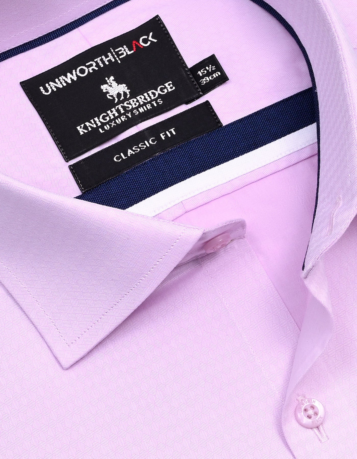 Self Pink Classic Fit Shirt FS20411RF-15