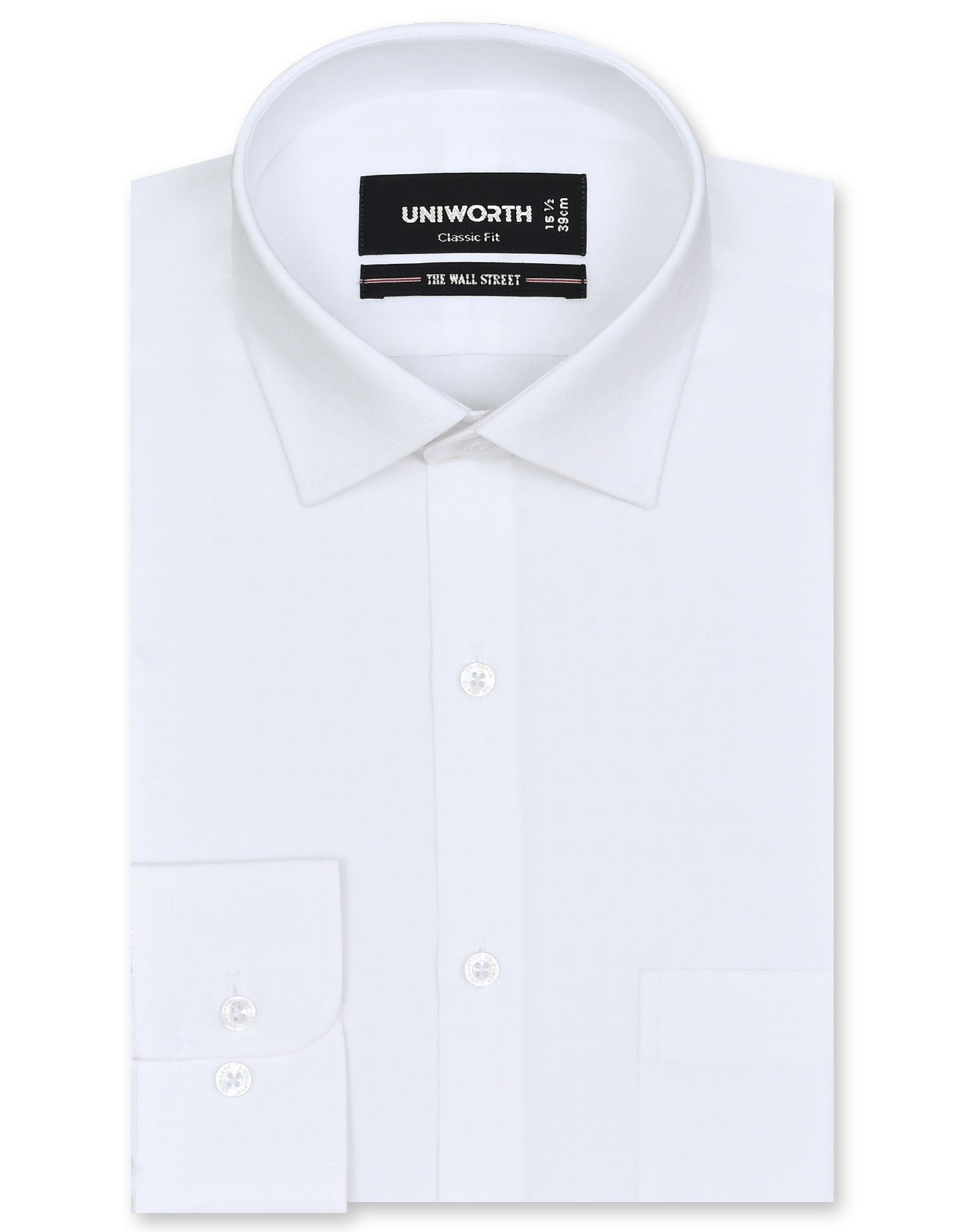 Self White Classic Fit Shirt FS20420RF-14.5