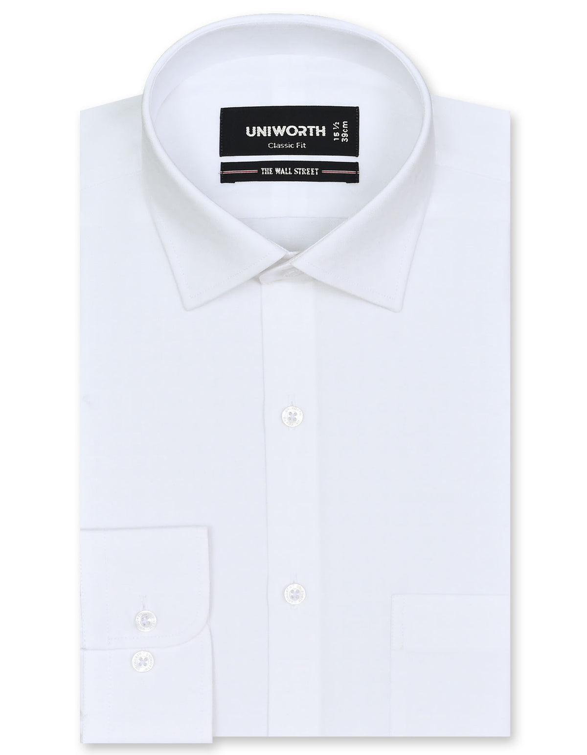 Self White Classic Fit Shirt FS20420RF-14.5