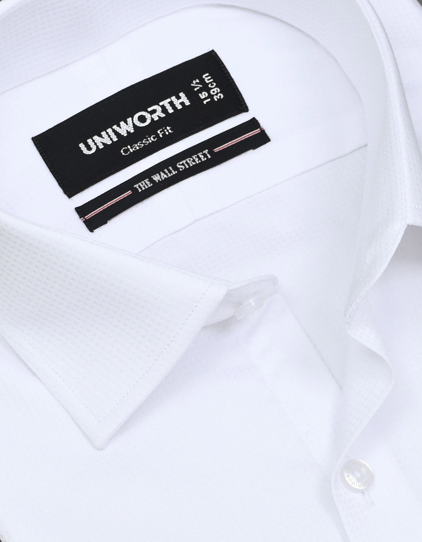 Self White Classic Fit Shirt FS20421RF-15