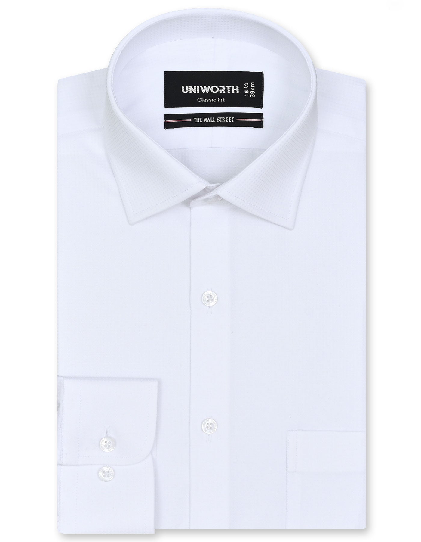 Self White Classic Fit Shirt FS20421RF-14.5